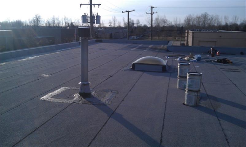 White Granulated Modified- Dixon Roofing Contractor Michigan
